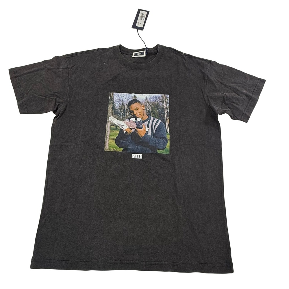 Kith x Mike Tyson Tee Black Graphic T-Shirt KHM033157-001 Mens Size S NEW
